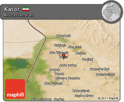 Satellite 3D Map of Kasor