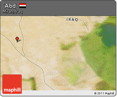 Satellite 3D Map of `Abd