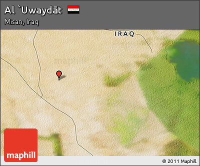 Satellite 3D Map of Al `Uwaydāt