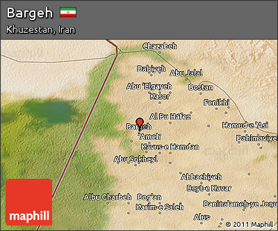 Satellite 3D Map of Bargeh