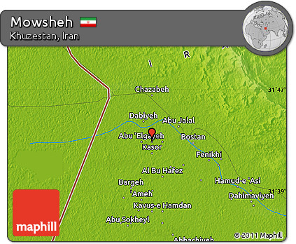Physical Map of Mowsheh