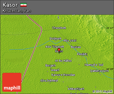 Physical Map of Kasor