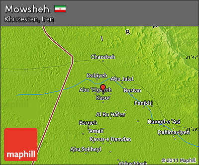 Physical Map of Mowsheh