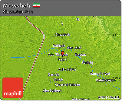 Physical Map of Mowsheh