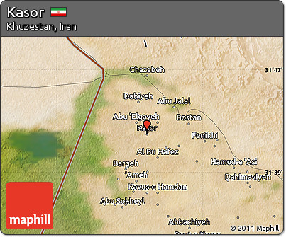 Satellite Map of Kasor