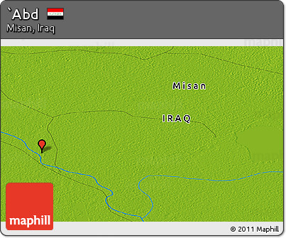 Physical Panoramic Map of `Abd
