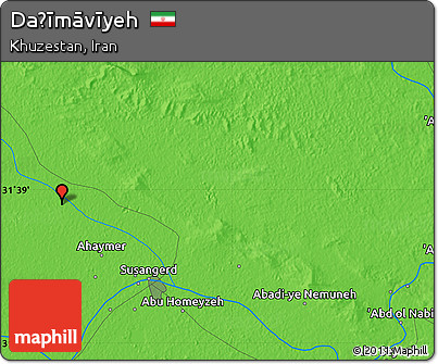Political Map of Daḩīmāvīyeh