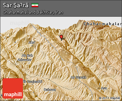 Satellite 3D Map of Sar Şaḩrā