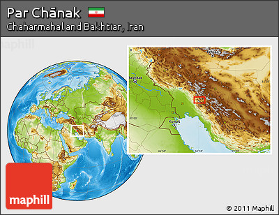 Physical Location Map of Par Chānak