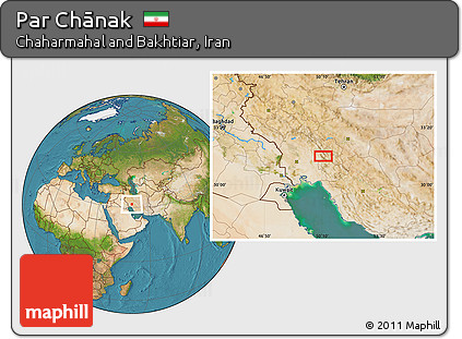Satellite Location Map of Par Chānak