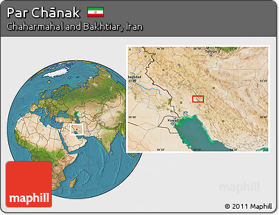 Satellite Location Map of Par Chānak