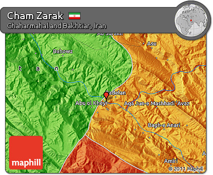 Political Map of Cham Zarak