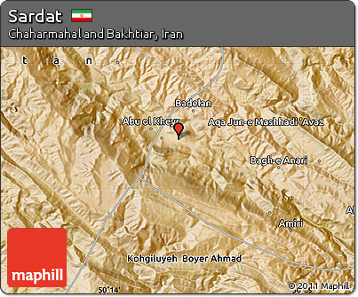Satellite Map of Sardat