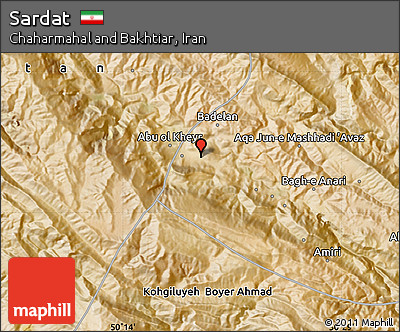 Satellite Map of Sardat