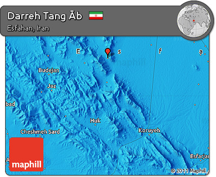 Political Map of Darreh Tang Āb
