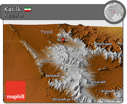 Physical 3D Map of Kasilk