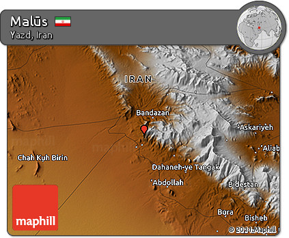 Physical 3D Map of Malūs