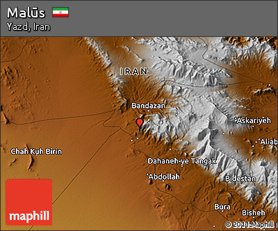 Physical 3D Map of Malūs