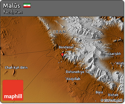 Physical 3D Map of Malūs