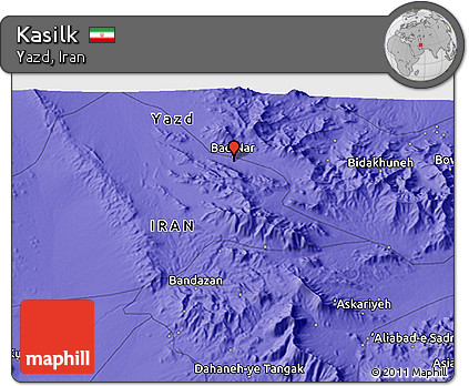 Political 3D Map of Kasilk