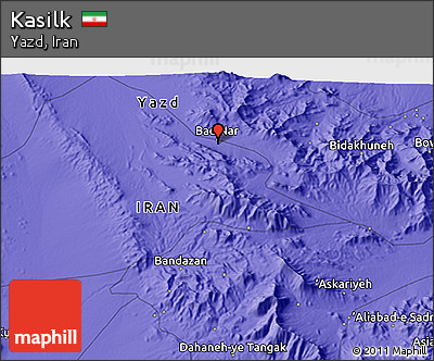 Political 3D Map of Kasilk