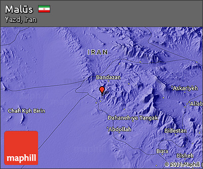 Political 3D Map of Malūs