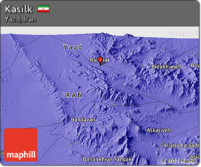 Political 3D Map of Kasilk