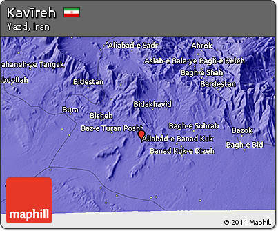 Political 3D Map of Kavīreh