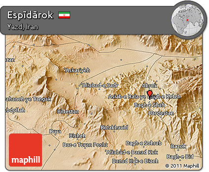 Satellite 3D Map of Espīdārok