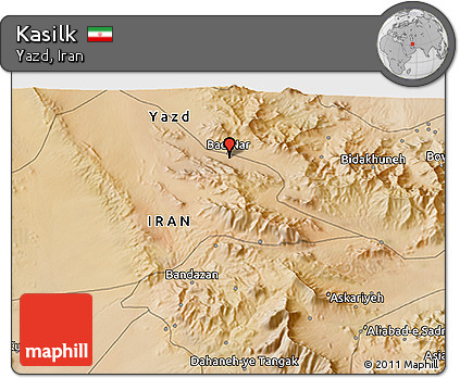 Satellite 3D Map of Kasilk