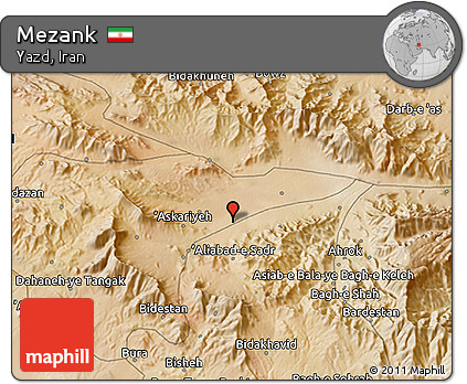 Satellite 3D Map of Mezank