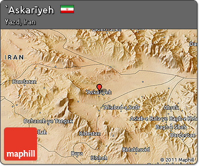 Satellite 3D Map of `Askarīyeh