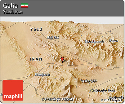 Satellite 3D Map of Galia