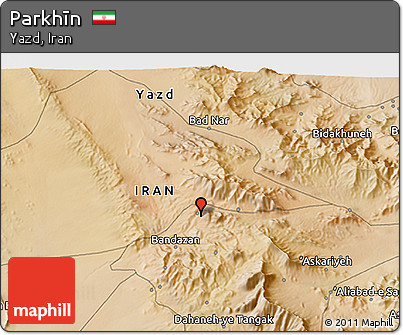 Satellite 3D Map of Parkhīn