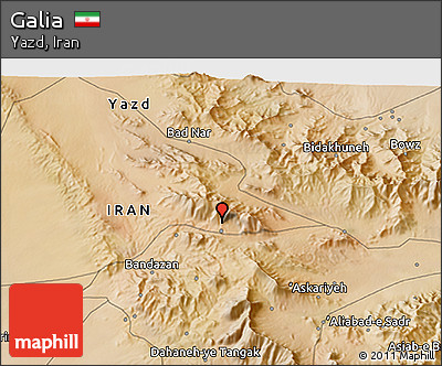 Satellite 3D Map of Galia