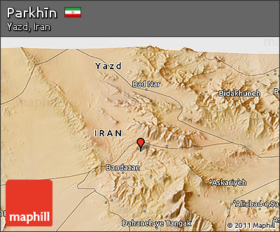 Satellite 3D Map of Parkhīn