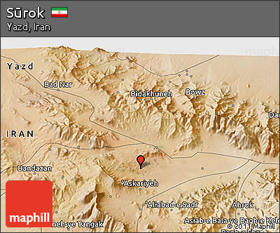 Satellite 3D Map of Sūrok