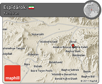 Shaded Relief 3D Map of Espīdārok