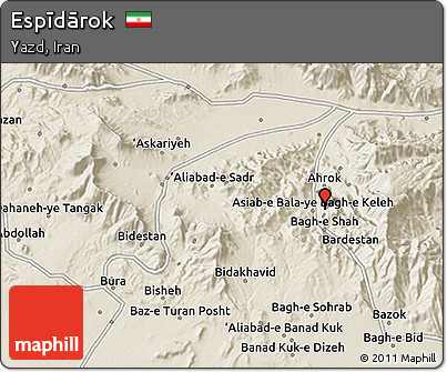 Shaded Relief 3D Map of Espīdārok
