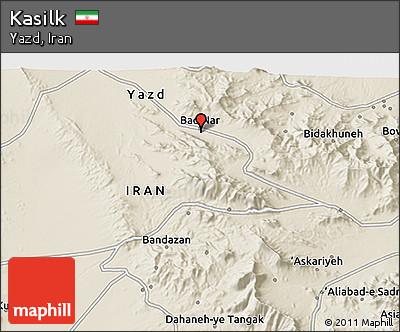 Shaded Relief 3D Map of Kasilk
