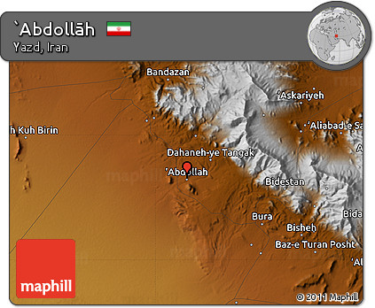 Physical Map of `Abdollāh