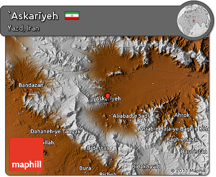 Physical Map of `Askarīyeh