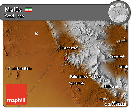 Physical Map of Malūs
