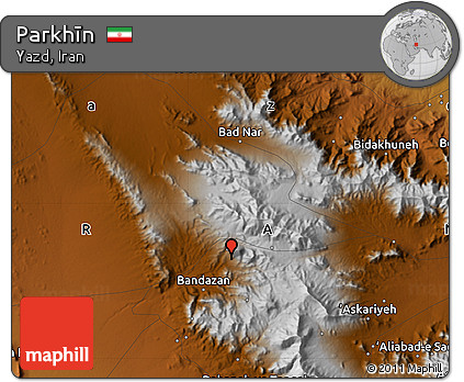 Physical Map of Parkhīn