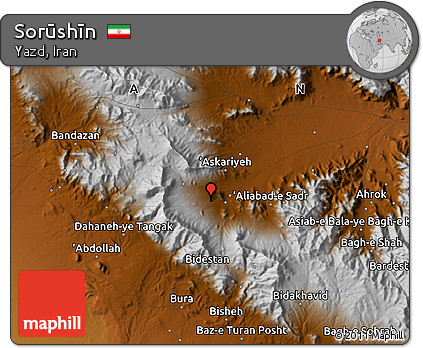 Physical Map of Sorūshīn