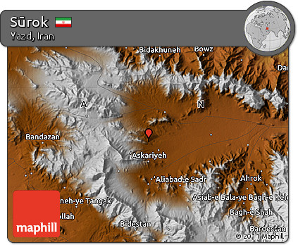 Physical Map of Sūrok