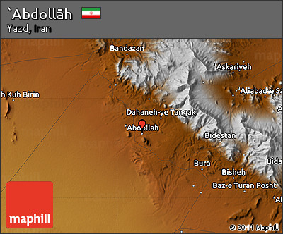 Physical Map of `Abdollāh