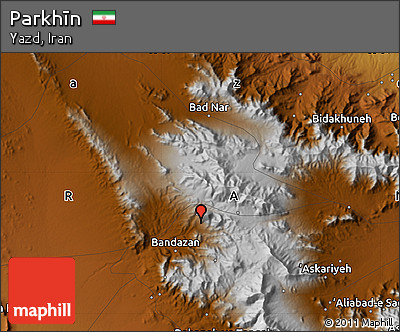 Physical Map of Parkhīn