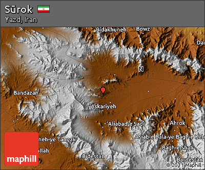 Physical Map of Sūrok