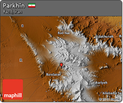 Physical Map of Parkhīn